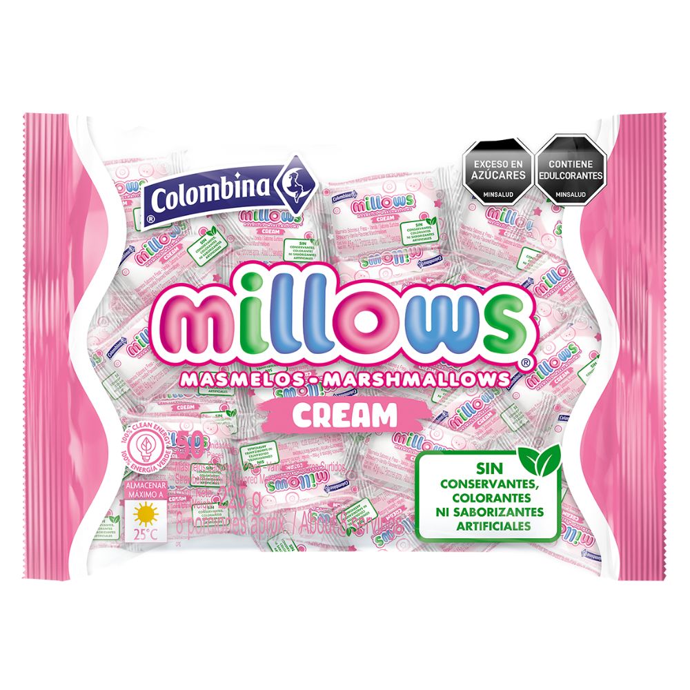 Masmelo mMillows x 50 und individuales (crema)