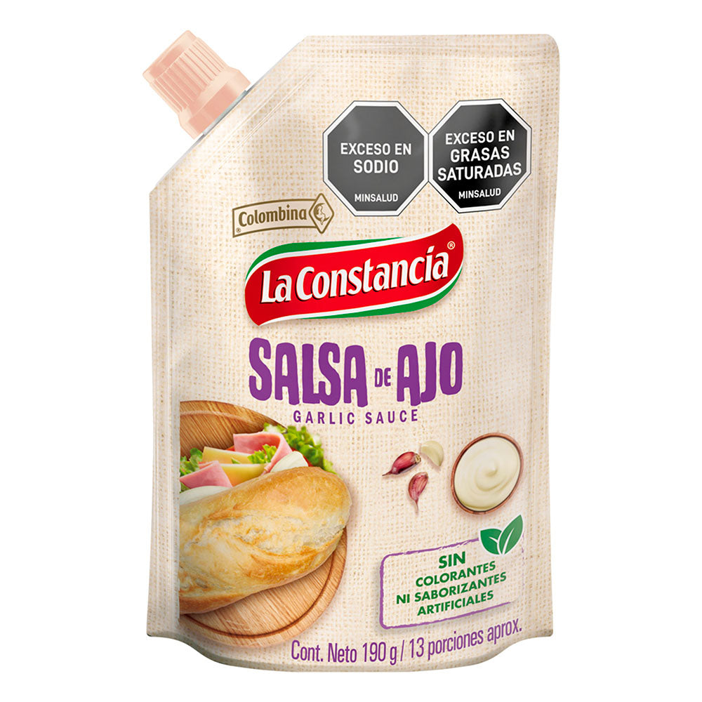 Salsa de Ajo la Constancia 190 g