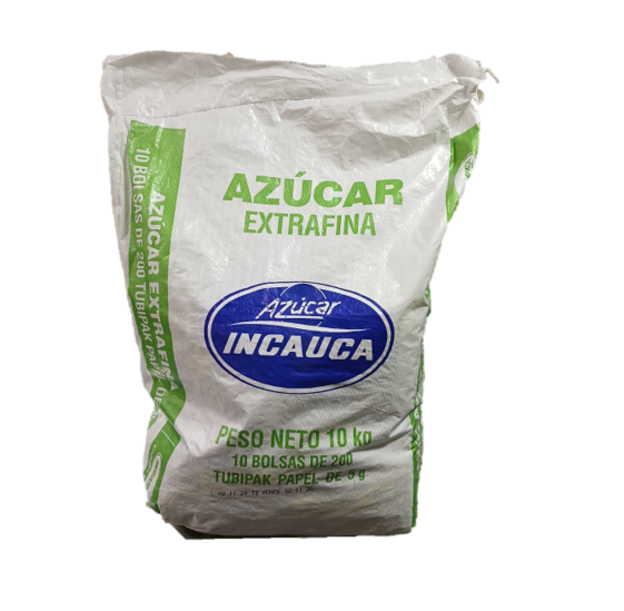 Azúcar en sobres 5 gr (Paquete x 200 sobres - Paca x 2000 sobres)