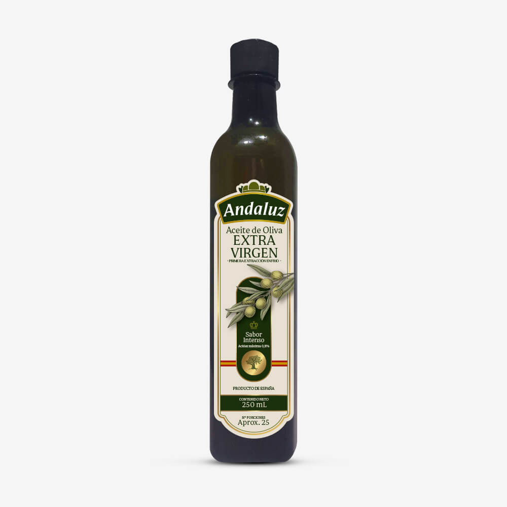 Aceite de oliva extra virgen frasco (250ml - 500ml -1000 ml-2000ml)