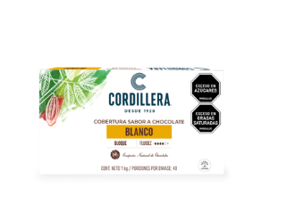 Coberturas de Chocolate Cordillera en Bloque