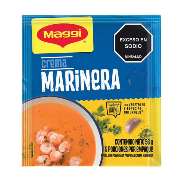 Cremas Maggi en sobres x 56 gr