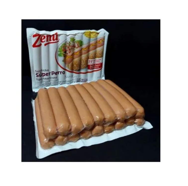 Salchicha Super perro Zenú paq x 18 und -
