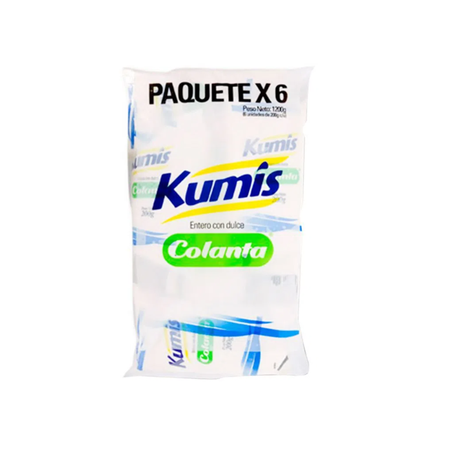 Kumis Colanta x 6 bolsitas -