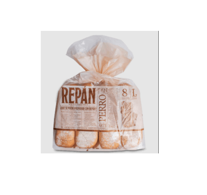 Pan perro Artesanal Repan x 8 und -