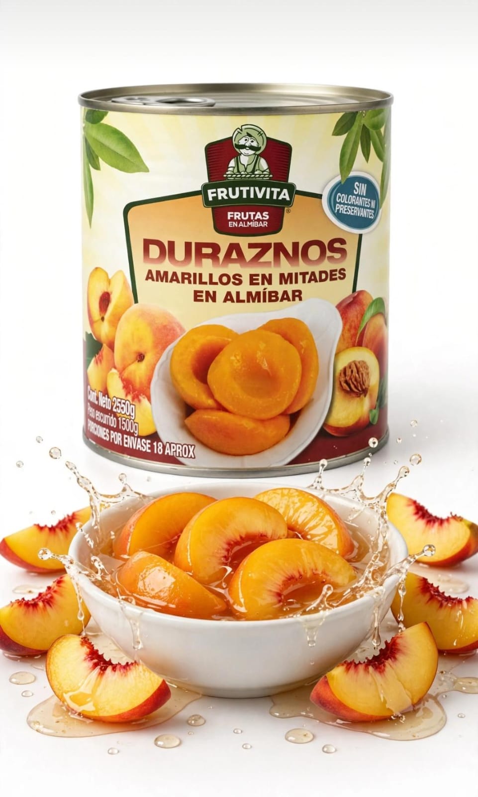 Duraznos en almíbar