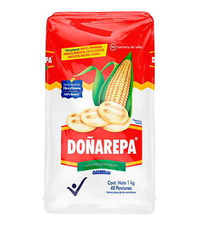 Doña arepa Blanca paq x 1000Gr