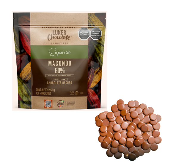 Cobertura Macondo 60% en moneda x 500 gr