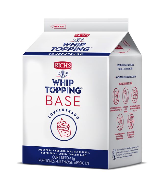 Crema para batir Rich Base 4 kg