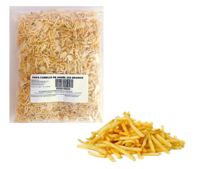 Papa cabello de ángel paq x 250 g