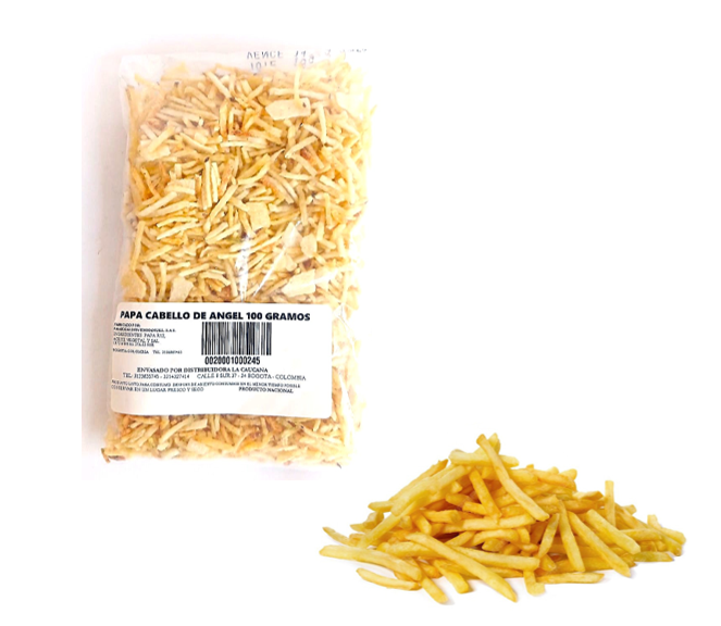 Papa cabello de ángel paq x 100 g