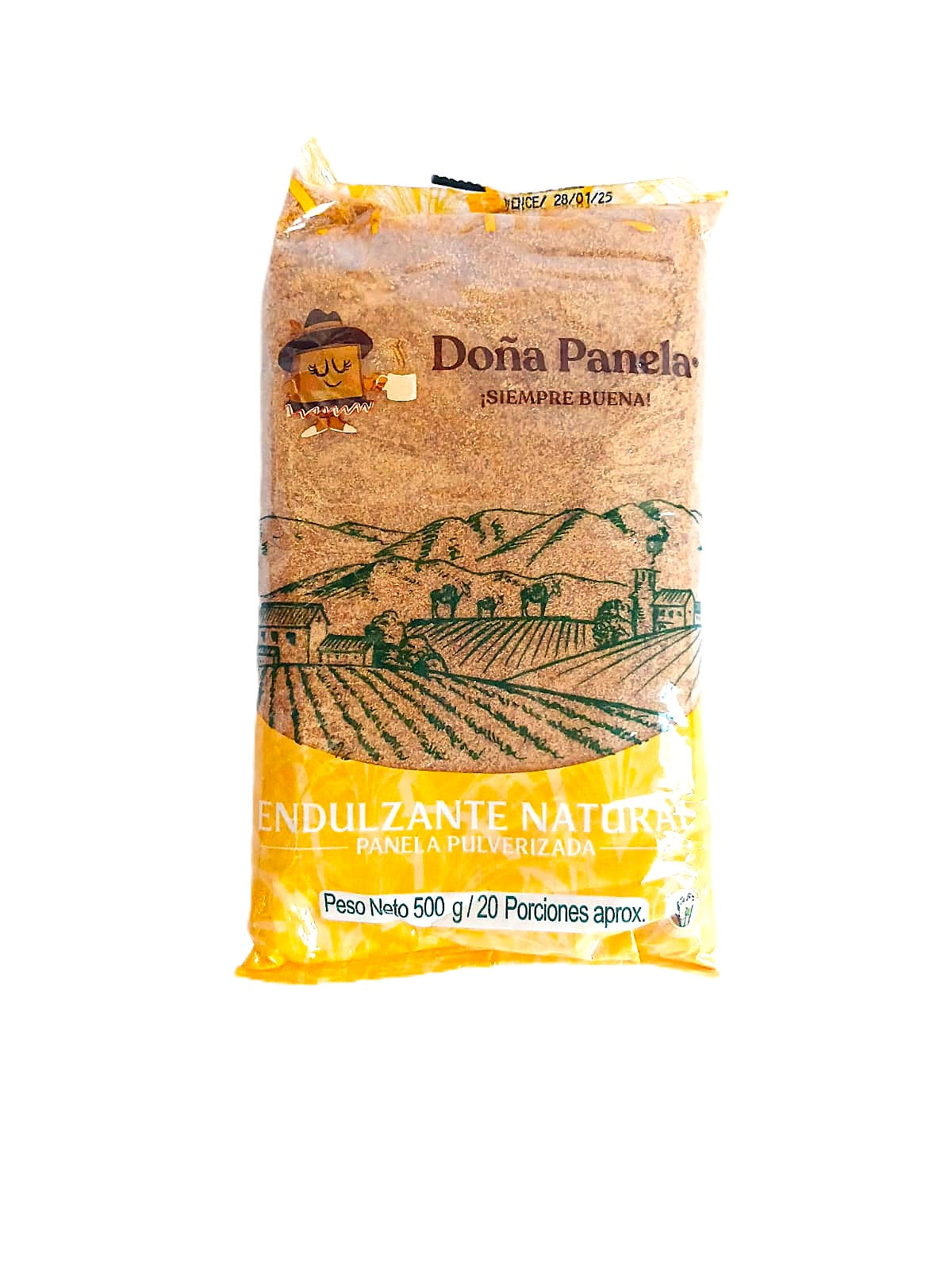Panela pulverizada x 25 lb