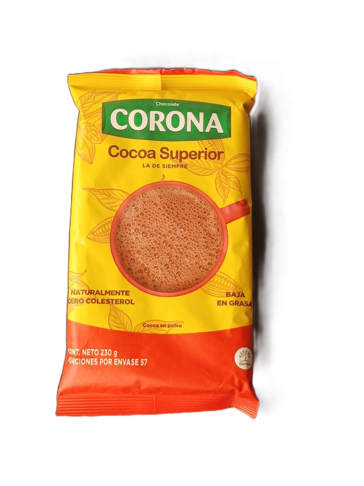 Cocoa en polvo paq x 230 gr Corona