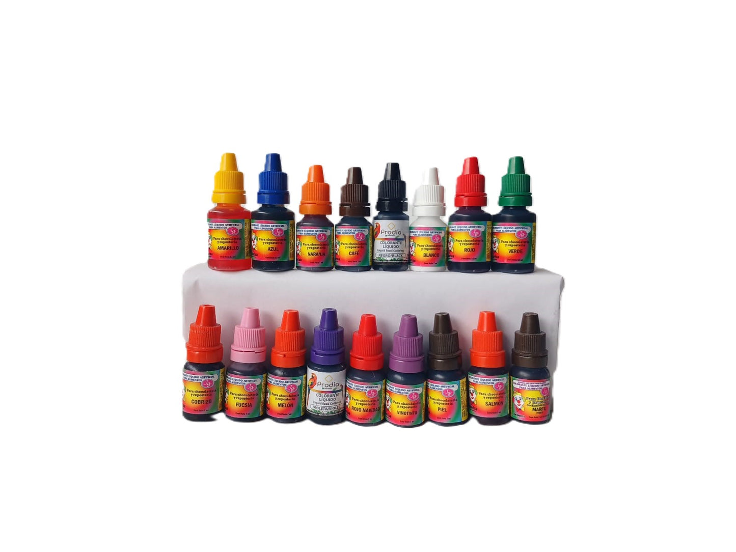 Colorante para alimentos gotero por 7 ml unidad