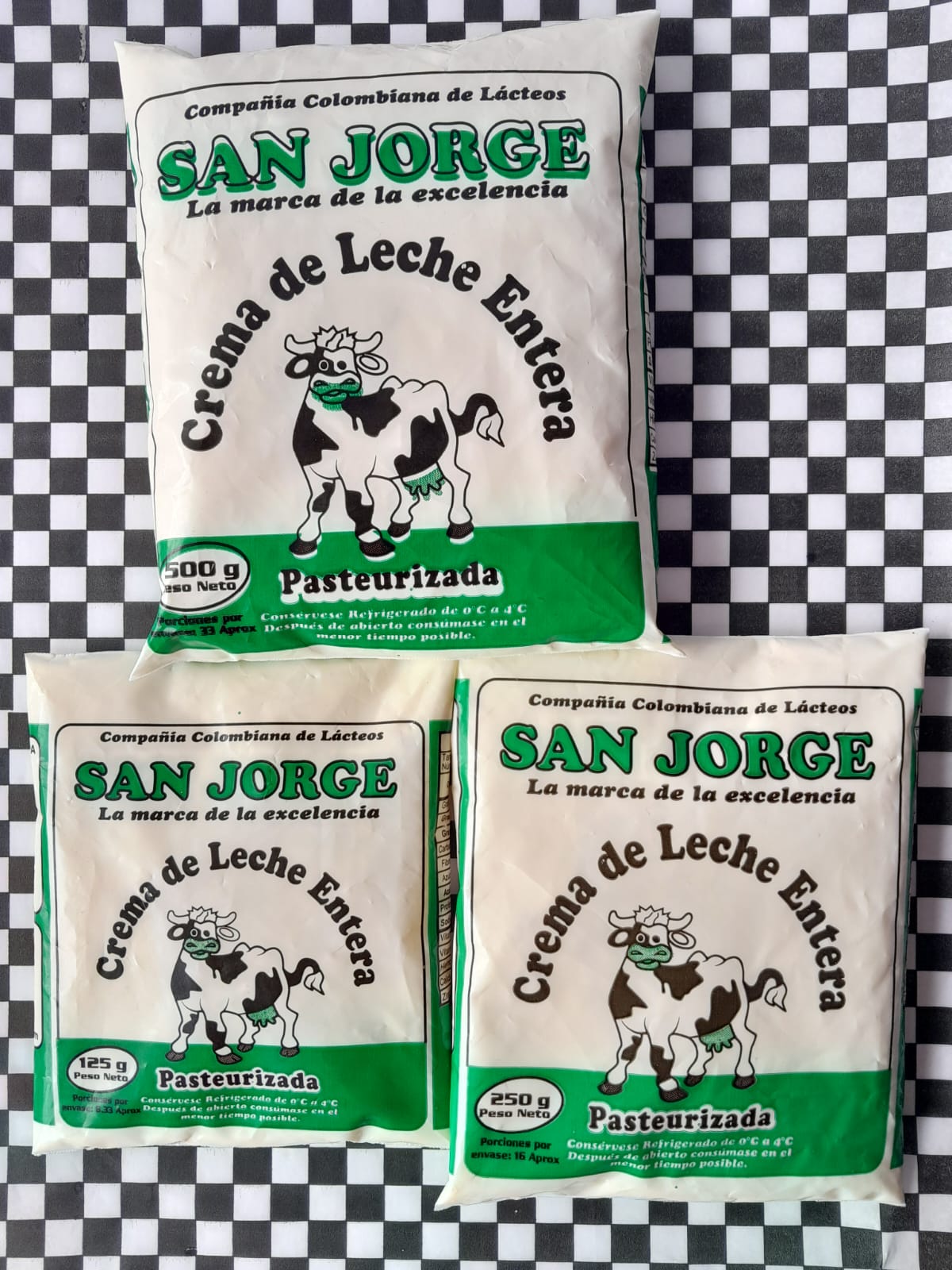 CREMA DE LECHE SAN JORGE(125GR-250GR-500GR)