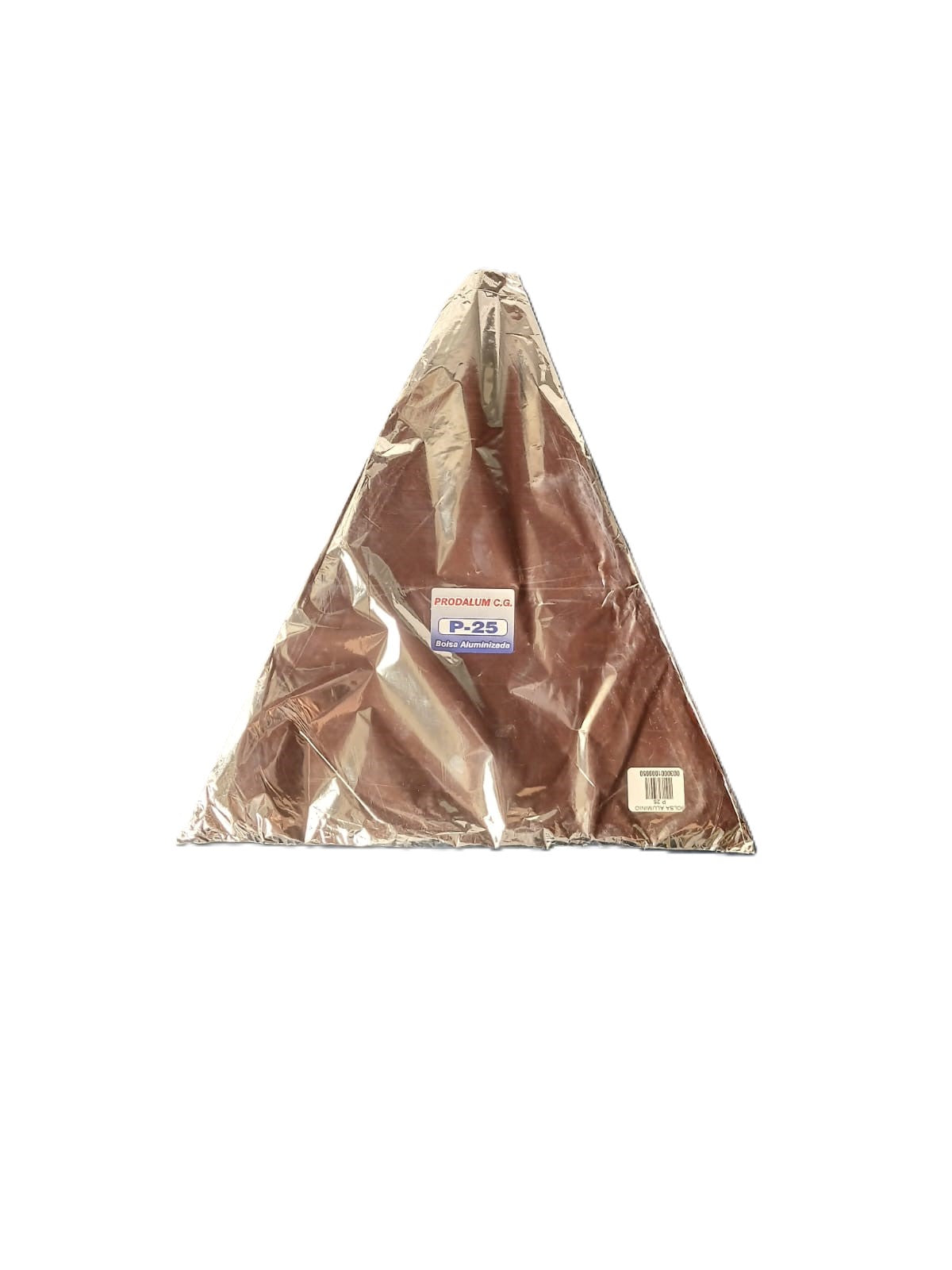 Bolsa aluminio paq x 100