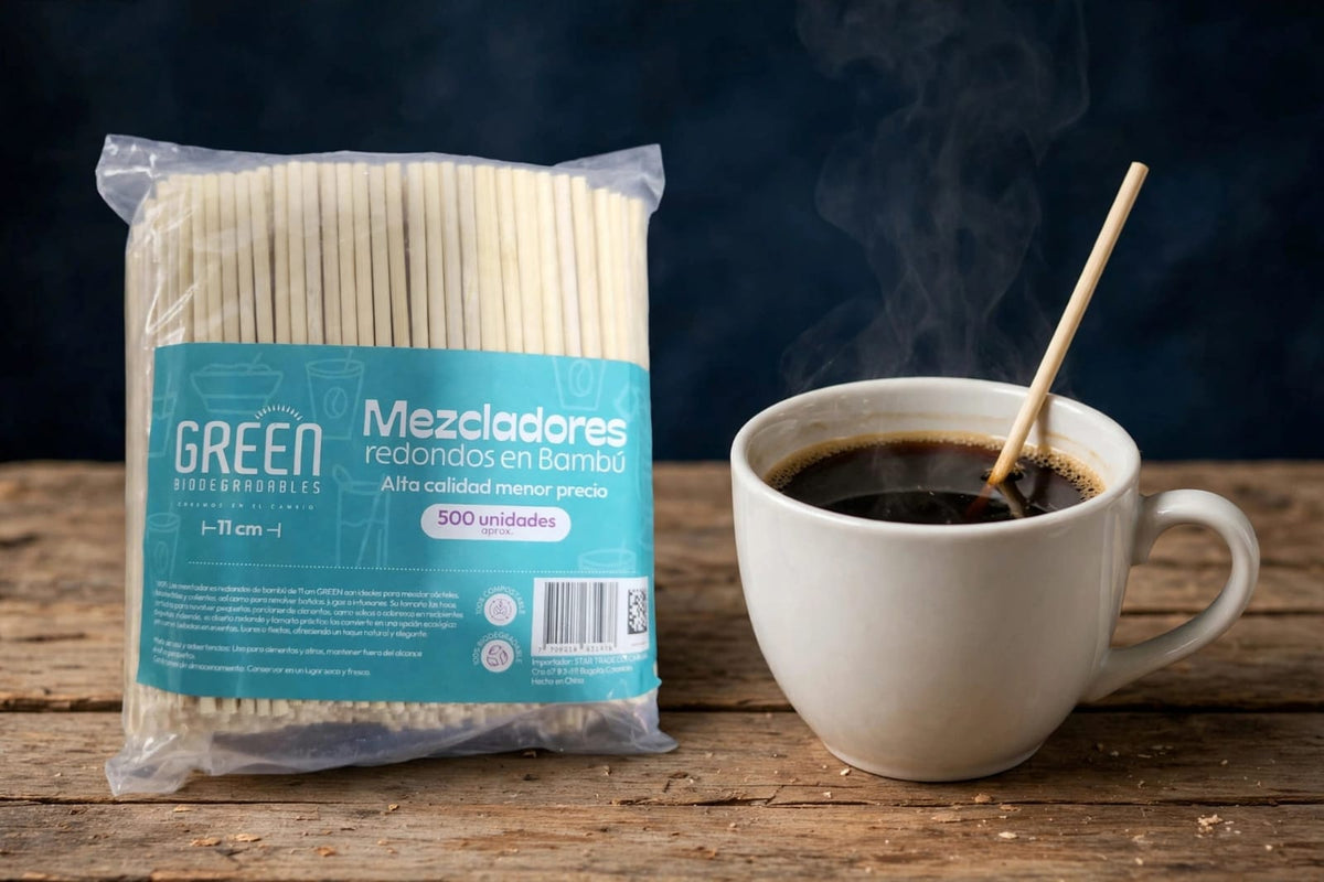 Mezclador en madera plano o redondo
