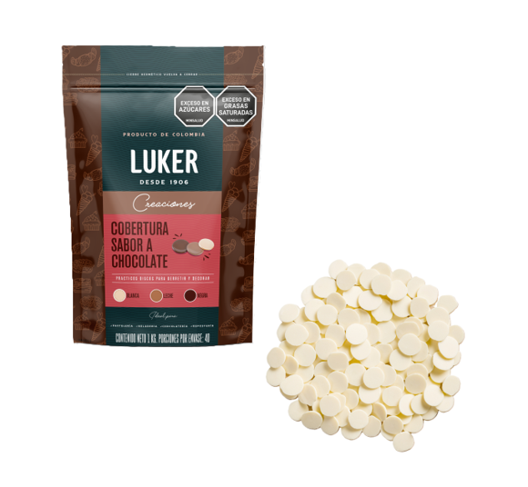 Cobertura Luker Blanca monedas