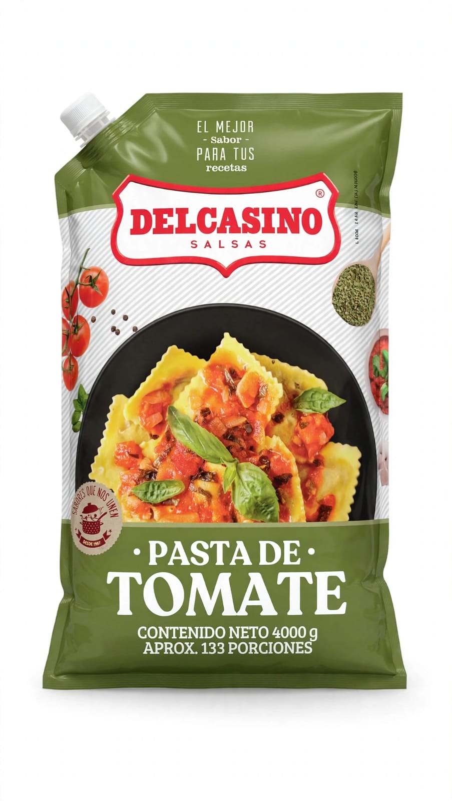 Pasta de tomate Del Casino (500gr-1000gr-4000gr)