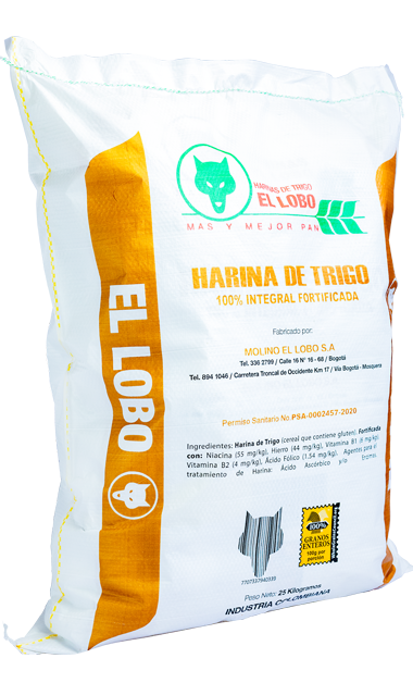 Harina Integral lobo x 12.5 kg