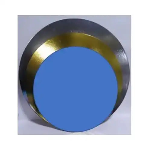 Disco dorado circular: 30 cm unidad