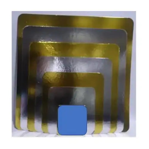 Disco dorado cuadrado und: 10x10 cm