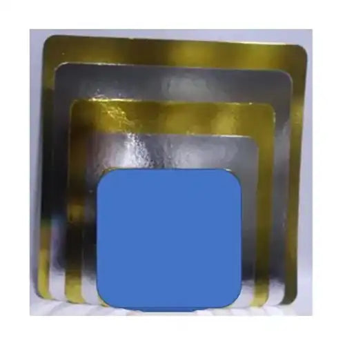 Disco dorado cuadrado und: 21x21 cm