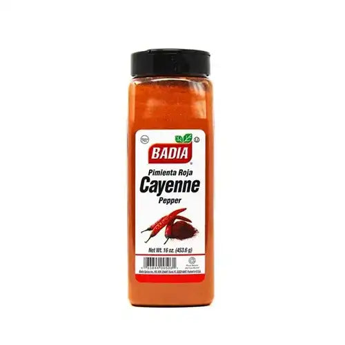 Pimienta Roja Cayenne molida frasco x 453 gr frasco