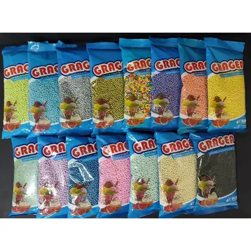 Gragea perla # 4 (mediana) multicolor 500 g