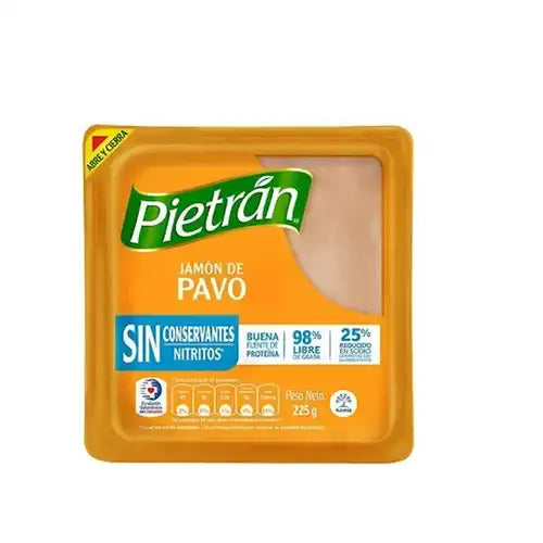 Jamón Pietrán de pavo x 225 gr -