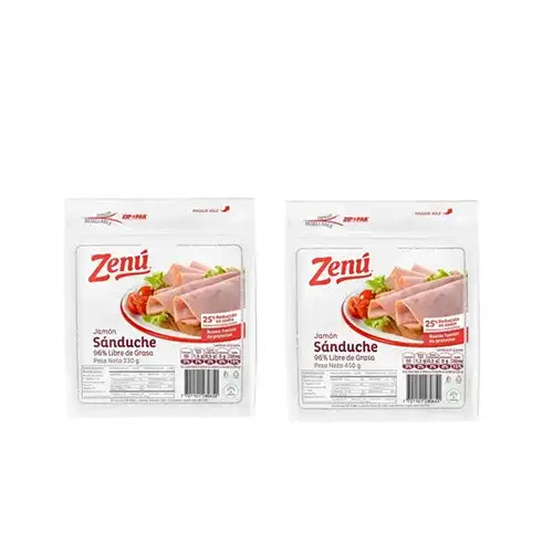 Jamón Zenú paq x 230 gr