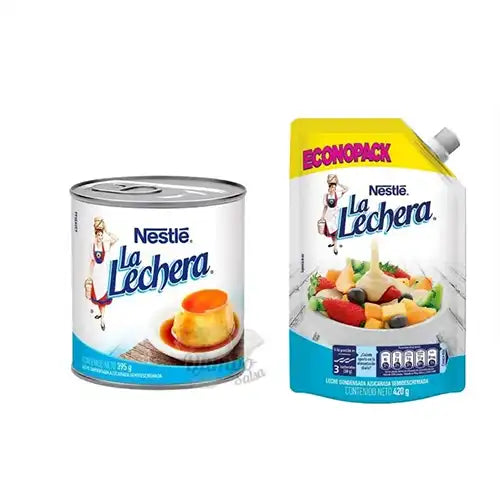 Leche condensada La Lechera x lata 395 gr