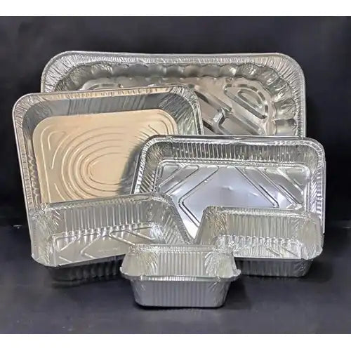 Moldes de aluminio rectangulares 21 x 5 und