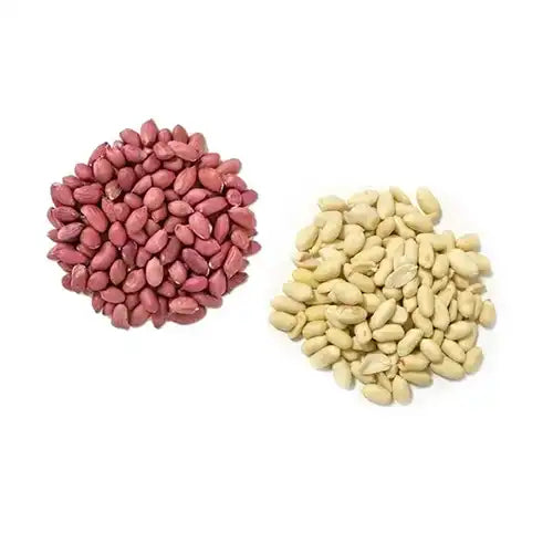 Mani crudo con piel y sin piel x 1000g