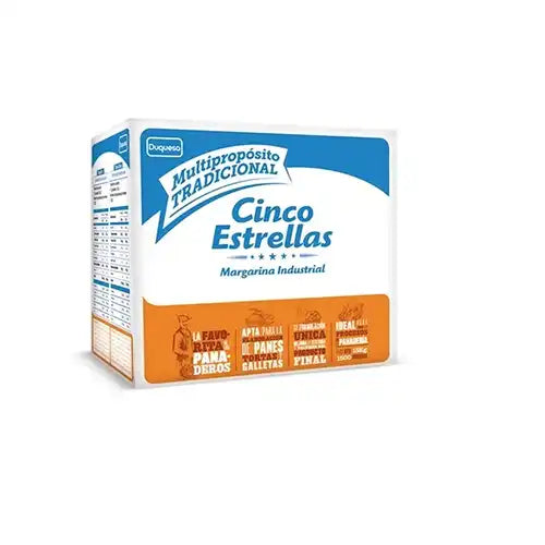 Margarina Cinco Estrellas tipo duro caja x 15 kg