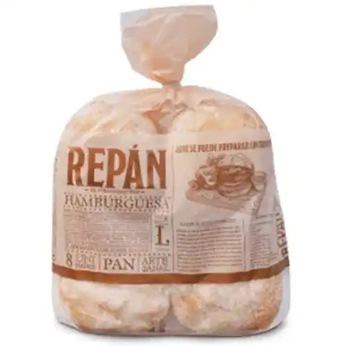 Pan para hambuguesa: Mogolla Artesanal Repan x 8 und -