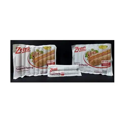 Salchicha Super perro Zenú paq x 8 und