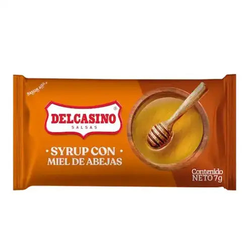 Miel de abejas: DelCasino paquete x 100 sobres de 8 gr (Artificial)
