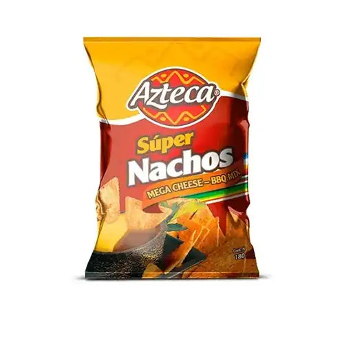 Productos Mexicanos Nachos mega queso BBQ x 180 gr