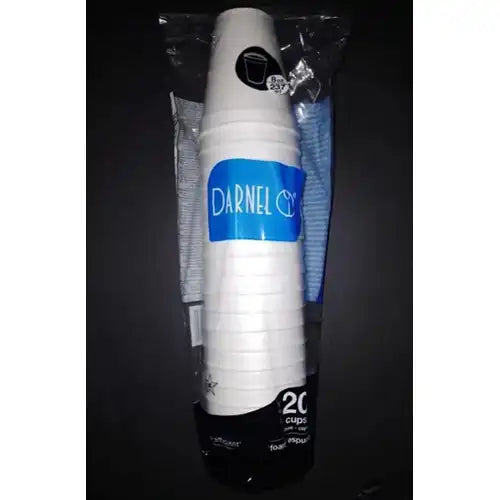 Vasos para bebidas calientes Icopor 8 oz caja x 20 paq