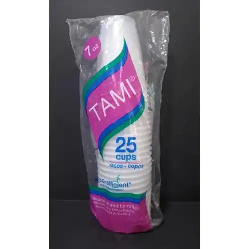Vasos desechablesTAMI: 7 oz x 25 UND