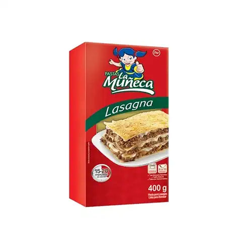 Pasta para Lasagña: Doria x 454 gr