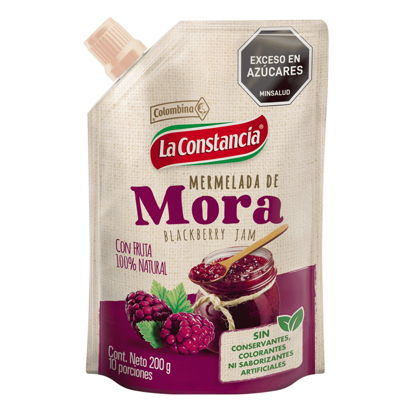 Mermelada de Mora la Constancia x 200 g