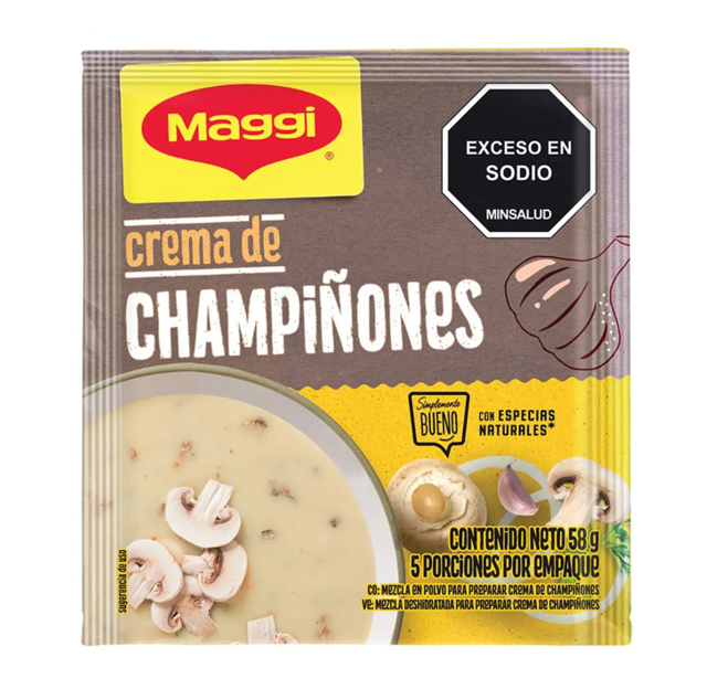 Cremas Maggi en sobres x 56 gr