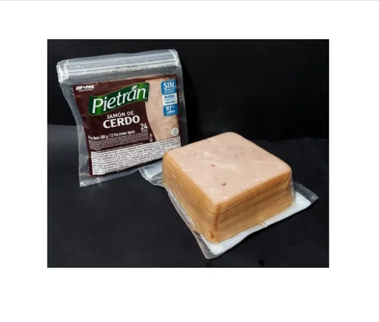 Jamón Pietrán de cerdo paq x 500 gr -