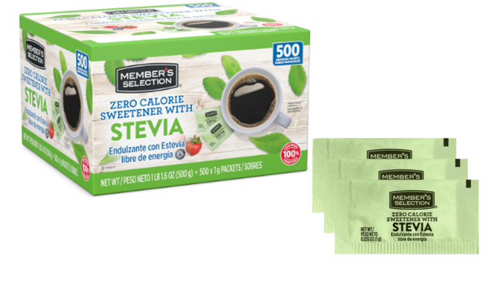 Stevia paquete x 20 sobres (sobre de 1 g = 1 cucharada de azúcar)