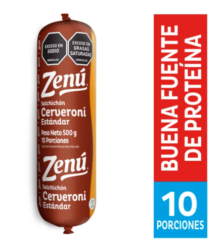 Salchichón Cerveroni Zenú X 500 gr