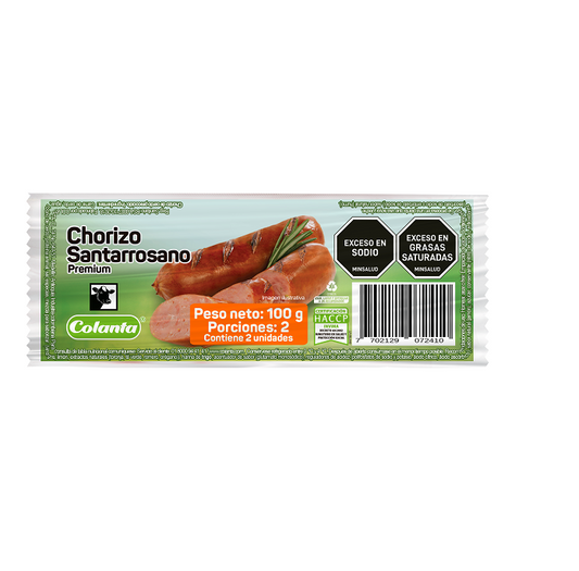 Chorizo Santarrosano Colanta
