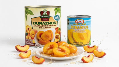 Duraznos en almíbar