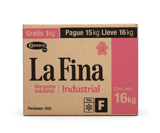 Margarina La Fina Industrial caja x 15 kg